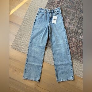 Sezane The Wide Leg Trousers Light Blue - Size 2